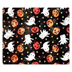 Cool Halloween Ghosts, Adoxali, Autumn Premium Plush Fleece Blanket (small) by kyorashop23