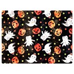 Cool Halloween Ghosts, Adoxali, Autumn Premium Plush Fleece Blanket (Extra Small) 40 x30  Blanket Front