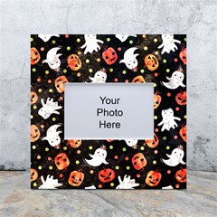 Cool Halloween Ghosts, Adoxali, Autumn White Box Photo Frame 4  X 6  by kyorashop23