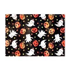 Cool Halloween Ghosts, Adoxali, Autumn Crystal Sticker (a4) by kyorashop23