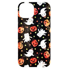 Cool Halloween Ghosts, Adoxali, Autumn Iphone 14 Black Uv Print Case by kyorashop23