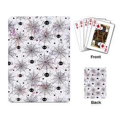 Creepy Spider Design, Adoxali, Halloween Playing Cards Single Design (rectangle)