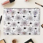 Creepy Spider Design, Adoxali, Halloween Cosmetic Bag (XL) Back