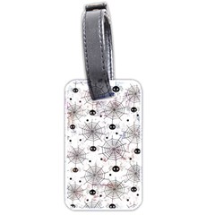 Creepy Spider Design, Adoxali, Halloween Luggage Tag (two Sides) by kyorashop23