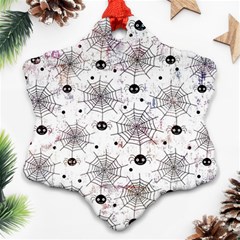 Creepy Spider Design, Adoxali, Halloween Ornament (snowflake)