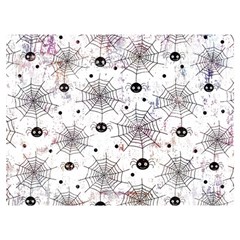 Creepy Spider Design, Adoxali, Halloween Two Sides Premium Plush Fleece Blanket (baby Size)