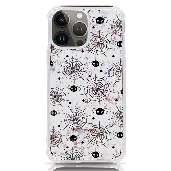 Creepy Spider Design, Adoxali, Halloween iPhone 13 Pro Max TPU UV Print Case