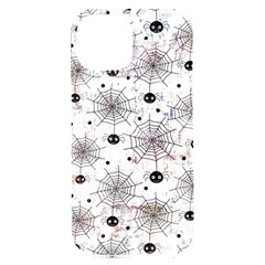 Creepy Spider Design, Adoxali, Halloween Iphone 15 Plus Black Uv Print Pc Hardshell Case by kyorashop23