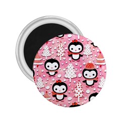 Cute Penguin Pattern, Adoxali, Christmas, December 2 25  Magnets by kyorashop23