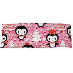 Cute Penguin Pattern, Adoxali, Christmas, December Body Pillow Case Dakimakura (two Sides) by kyorashop23