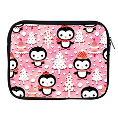 Cute Penguin Pattern, Adoxali, Christmas, December Apple Ipad 2/3/4 Zipper Cases by kyorashop23