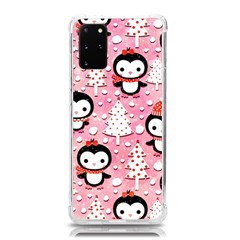 Cute Penguin Pattern, Adoxali, Christmas, December Samsung Galaxy S20 Plus 6 7 Inch Tpu Uv Case by kyorashop23