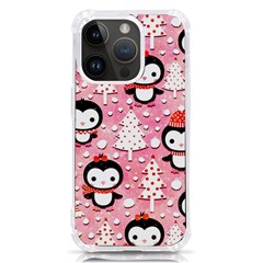 Cute Penguin Pattern, Adoxali, Christmas, December Iphone 14 Pro Tpu Uv Print Case by kyorashop23