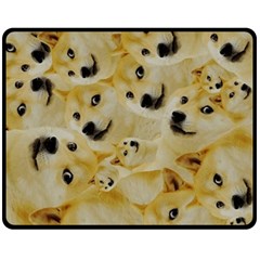 Doge , Memes Fleece Blanket (Medium)