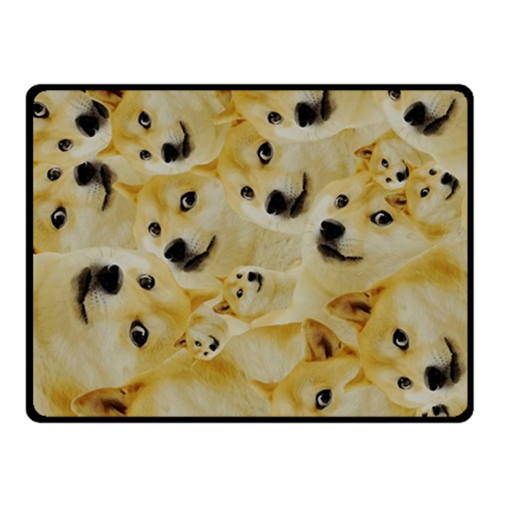 Doge , Memes Two Sides Fleece Blanket (Small)