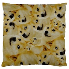 Doge , Memes Standard Premium Plush Fleece Cushion Case (One Side)