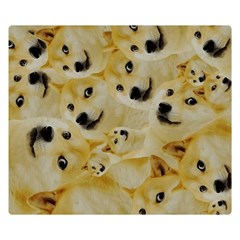 Doge , Memes Two Sides Premium Plush Fleece Blanket (Kids Size)