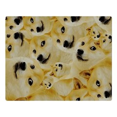 Doge , Memes Two Sides Premium Plush Fleece Blanket (Large)