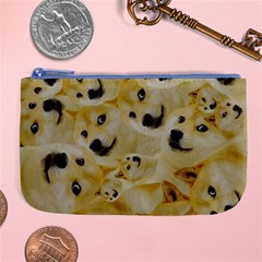 Doge , Memes Large Coin Purse by kyorashop23