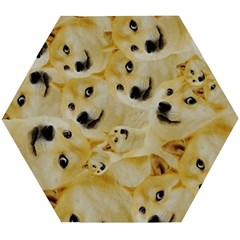 Doge , Memes Wooden Puzzle Hexagon by kyorashop23