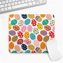 Easter Eggs Pattern, Easter Large Mousepad