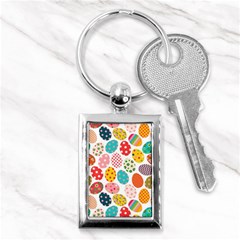 Easter Eggs Pattern, Easter Key Chain (Rectangle)