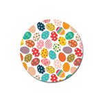 Easter Eggs Pattern, Easter Magnet 3  (Round) Front