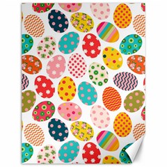 Easter Eggs Pattern, Easter Canvas 12  x 16 