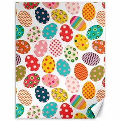 Easter Eggs Pattern, Easter Canvas 18  x 24 