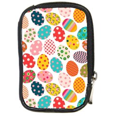 Easter Eggs Pattern, Easter Compact Camera Leather Case