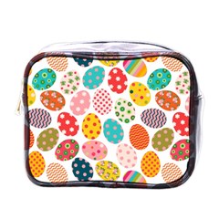 Easter Eggs Pattern, Easter Mini Toiletries Bag (One Side)