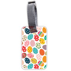 Easter Eggs Pattern, Easter Luggage Tag (two sides)