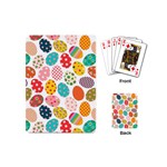 Easter Eggs Pattern, Easter Playing Cards Single Design (Mini) Back