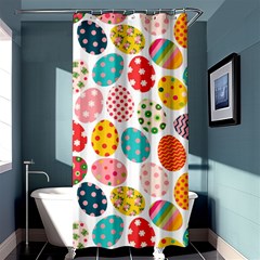 Easter Eggs Pattern, Easter Shower Curtain 36  x 72  (Stall) 