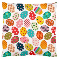 Easter Eggs Pattern, Easter Large Cushion Case (One Side)