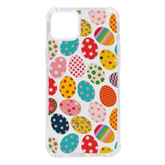 Easter Eggs Pattern, Easter iPhone 14 Plus TPU UV Print Case