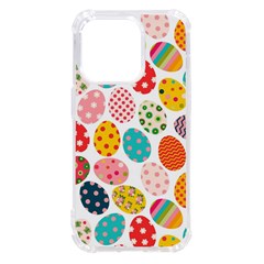 Easter Eggs Pattern, Easter iPhone 14 Pro TPU UV Print Case