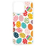 Easter Eggs Pattern, Easter iPhone 15 Plus TPU UV Print Case Front