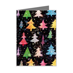 Fun Christmas Trees Mini Greeting Card