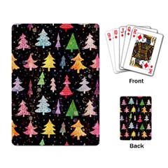 Fun Christmas Trees Playing Cards Single Design (rectangle) by kyorashop23