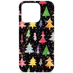 Fun Christmas Trees Iphone 15 Pro Black Uv Print Pc Hardshell Case