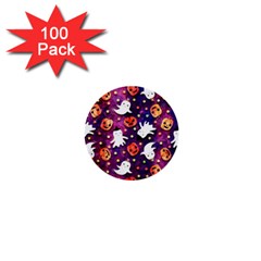 Fun Halloween Ghosts, Adoxali, Fun, Halloween 1  Mini Buttons (100 Pack)  by kyorashop23