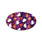 Fun Halloween Ghosts, Adoxali, Fun, Halloween Sticker (Oval) Front