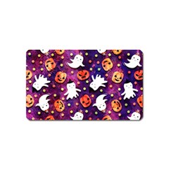 Fun Halloween Ghosts, Adoxali, Fun, Halloween Magnet (name Card) by kyorashop23