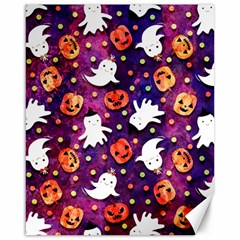 Fun Halloween Ghosts, Adoxali, Fun, Halloween Canvas 16  X 20  by kyorashop23