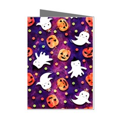 Fun Halloween Ghosts, Adoxali, Fun, Halloween Mini Greeting Cards (pkg Of 8)