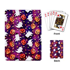 Fun Halloween Ghosts, Adoxali, Fun, Halloween Playing Cards Single Design (rectangle)