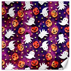 Fun Halloween Ghosts, Adoxali, Fun, Halloween Canvas 12  X 12  by kyorashop23