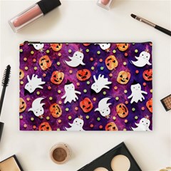 Fun Halloween Ghosts, Adoxali, Fun, Halloween Cosmetic Bag (large) by kyorashop23