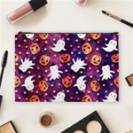 Fun Halloween Ghosts, Adoxali, Fun, Halloween Cosmetic Bag (Large) Front